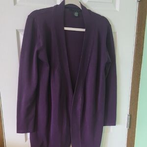 89th & Madison Deep Purple Women's Cardigan